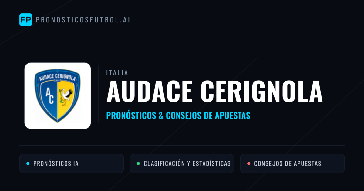 Audace Cerignola Pronósticos y estadísticas