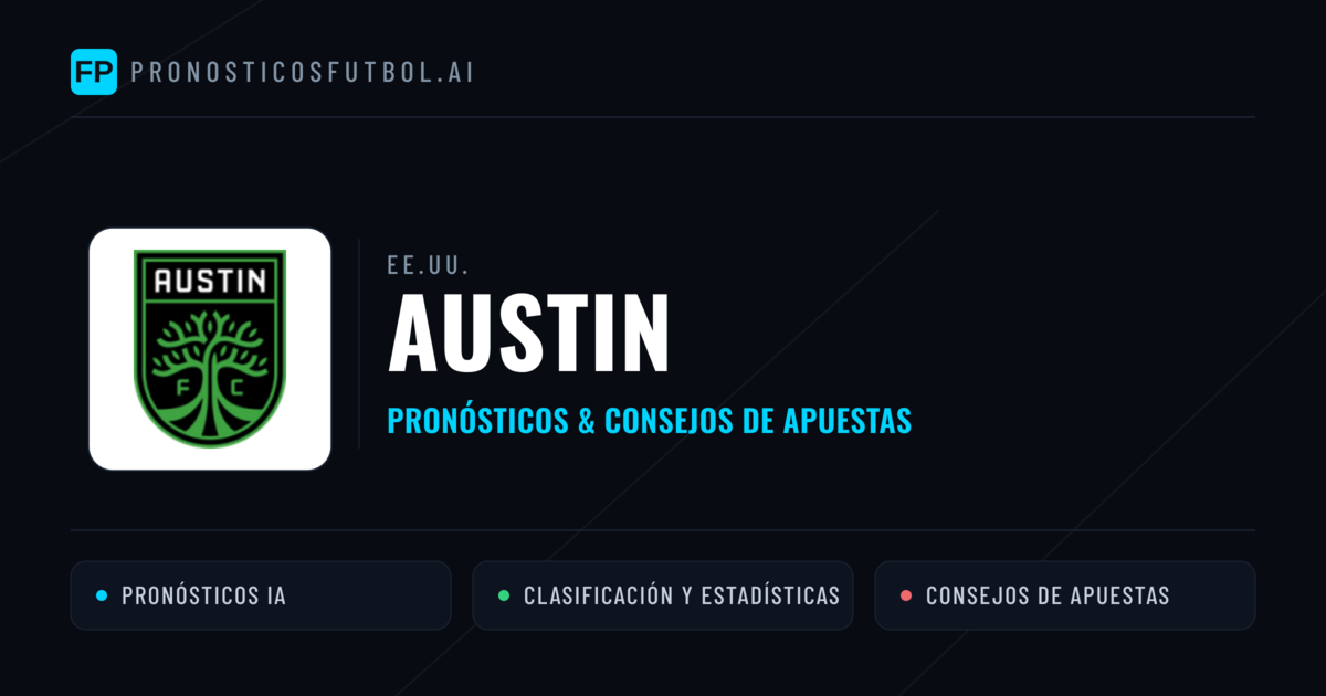 Austin Pronósticos y estadísticas