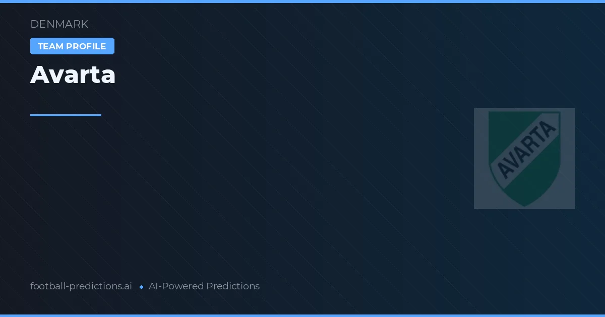 Avarta Pronósticos y estadísticas
