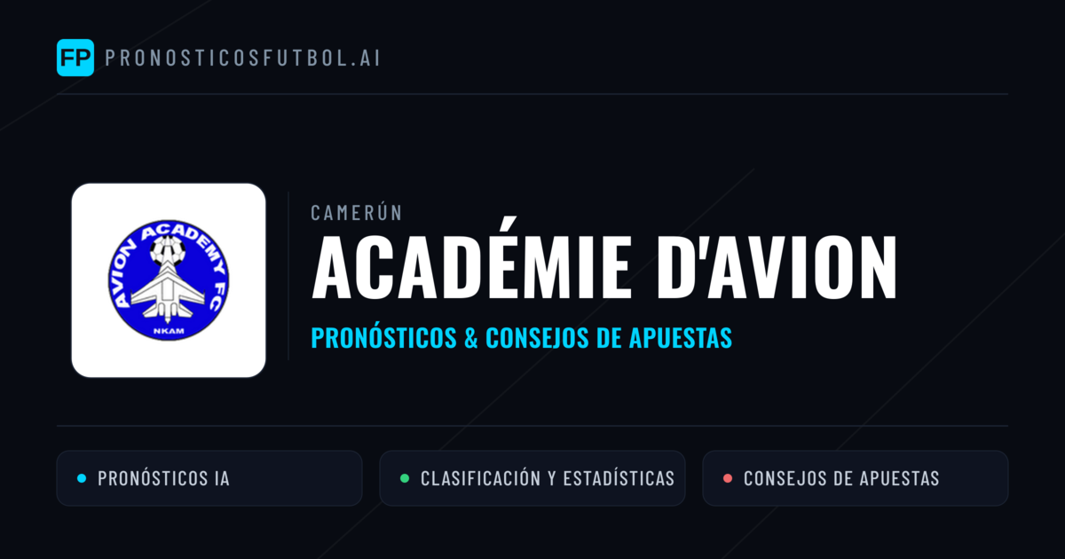 Académie d'Avion Pronósticos y estadísticas