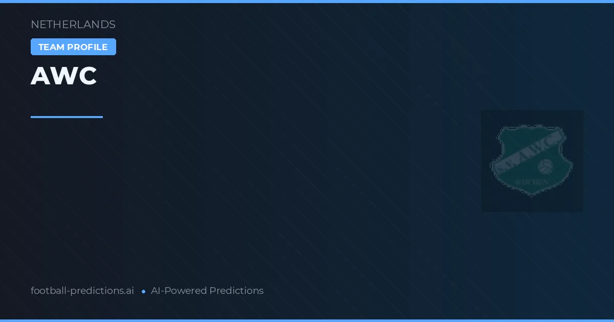 AWC Pronósticos y estadísticas