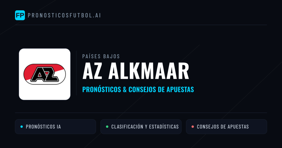 AZ Alkmaar Pronósticos y estadísticas