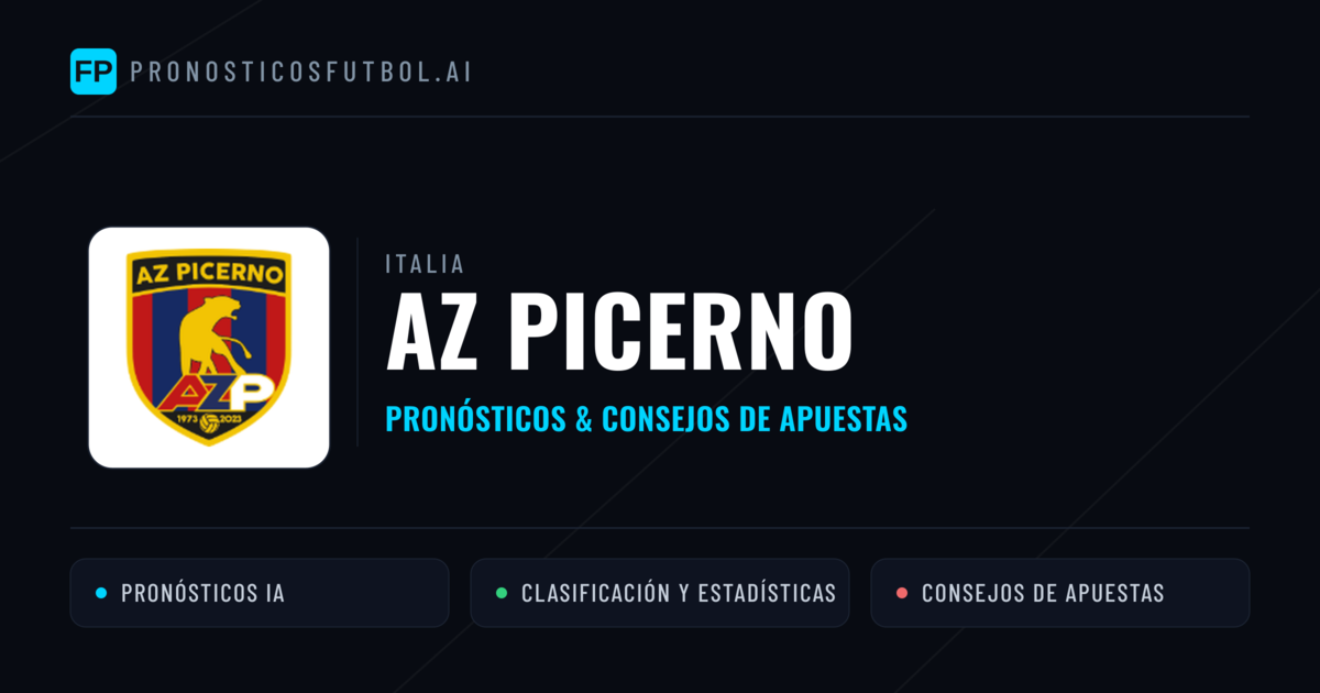 AZ Picerno Pronósticos y estadísticas