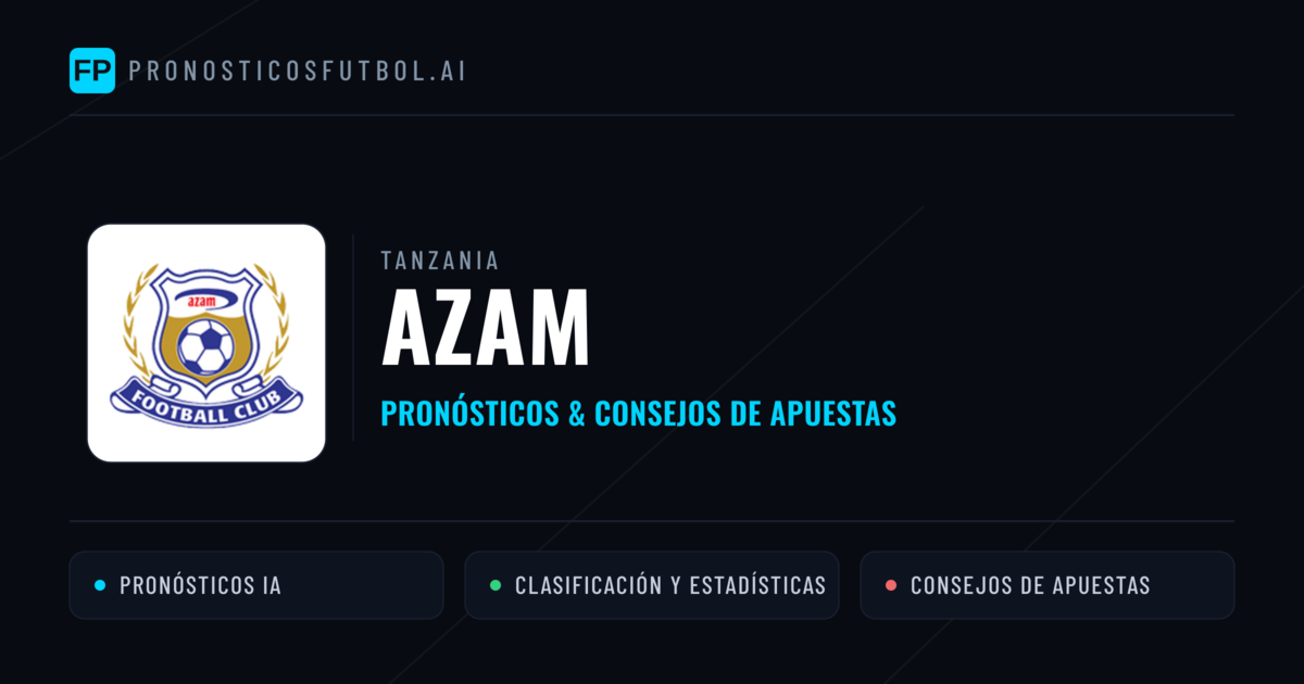 Azam Pronósticos y estadísticas