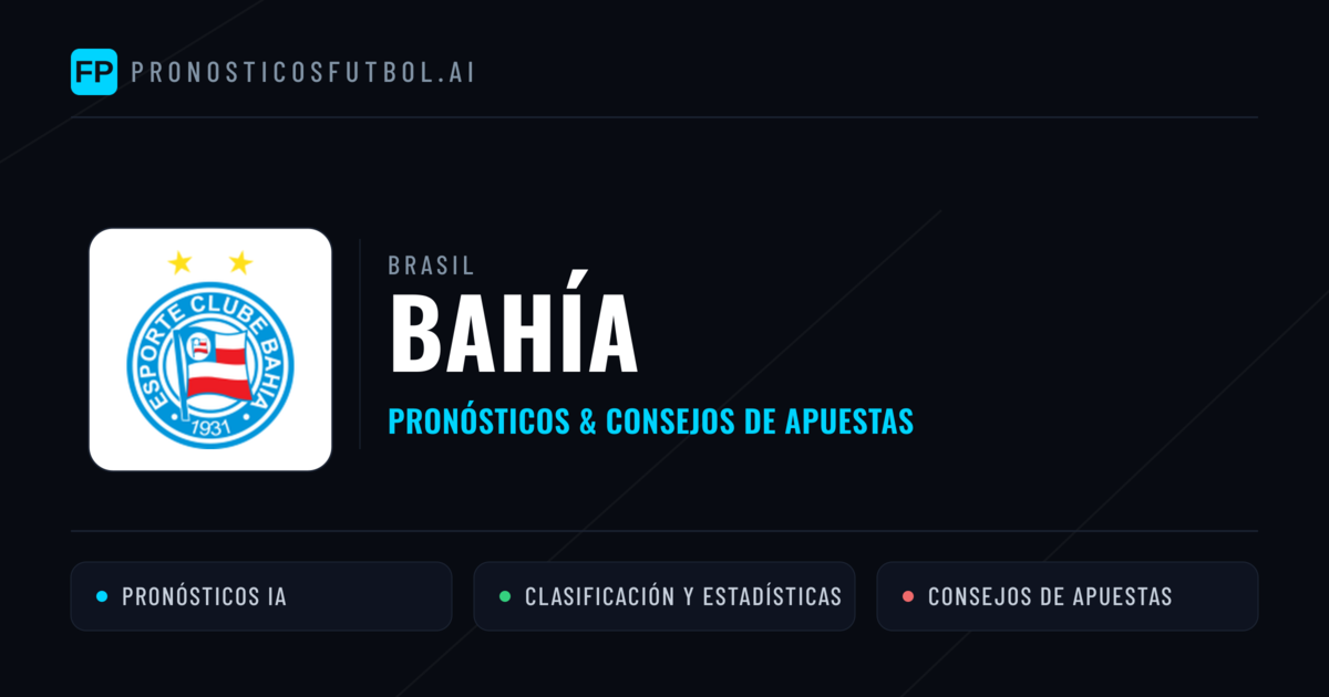 Bahía Pronósticos y estadísticas