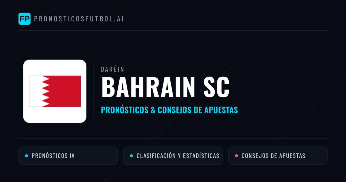 Bahrain SC Pronósticos y estadísticas