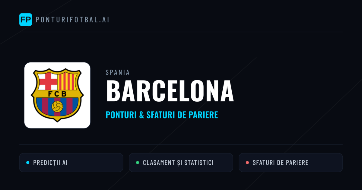 Barcelona Pronósticos y estadísticas