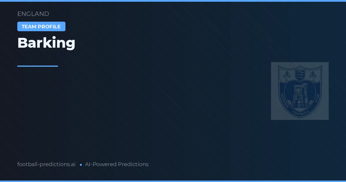 Barking Pronósticos y estadísticas
