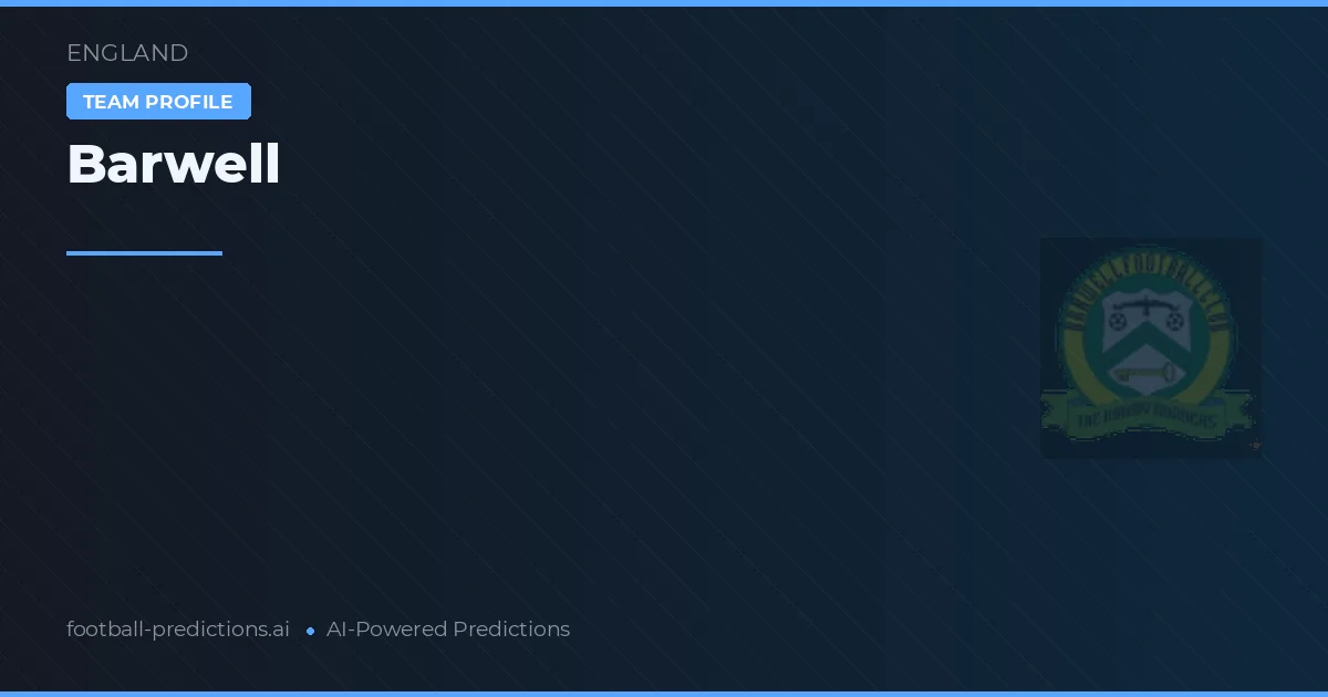 Barwell Pronósticos y estadísticas