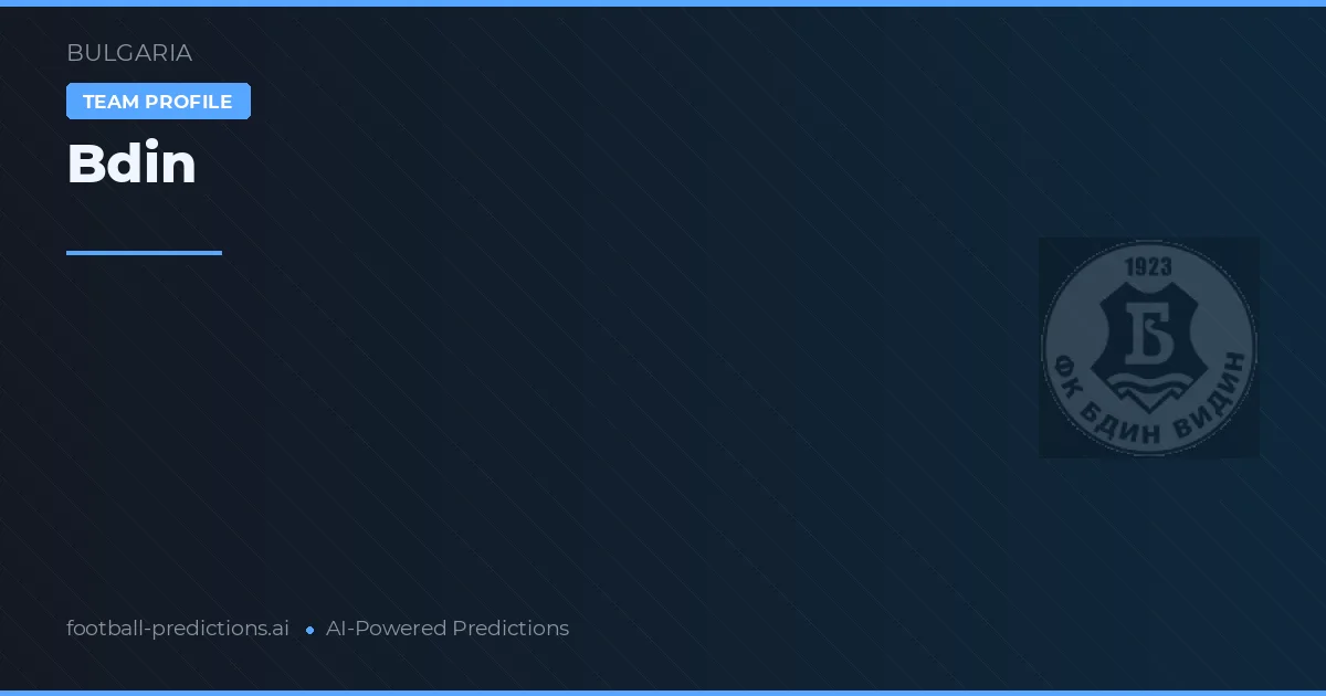Bdin Pronósticos y estadísticas
