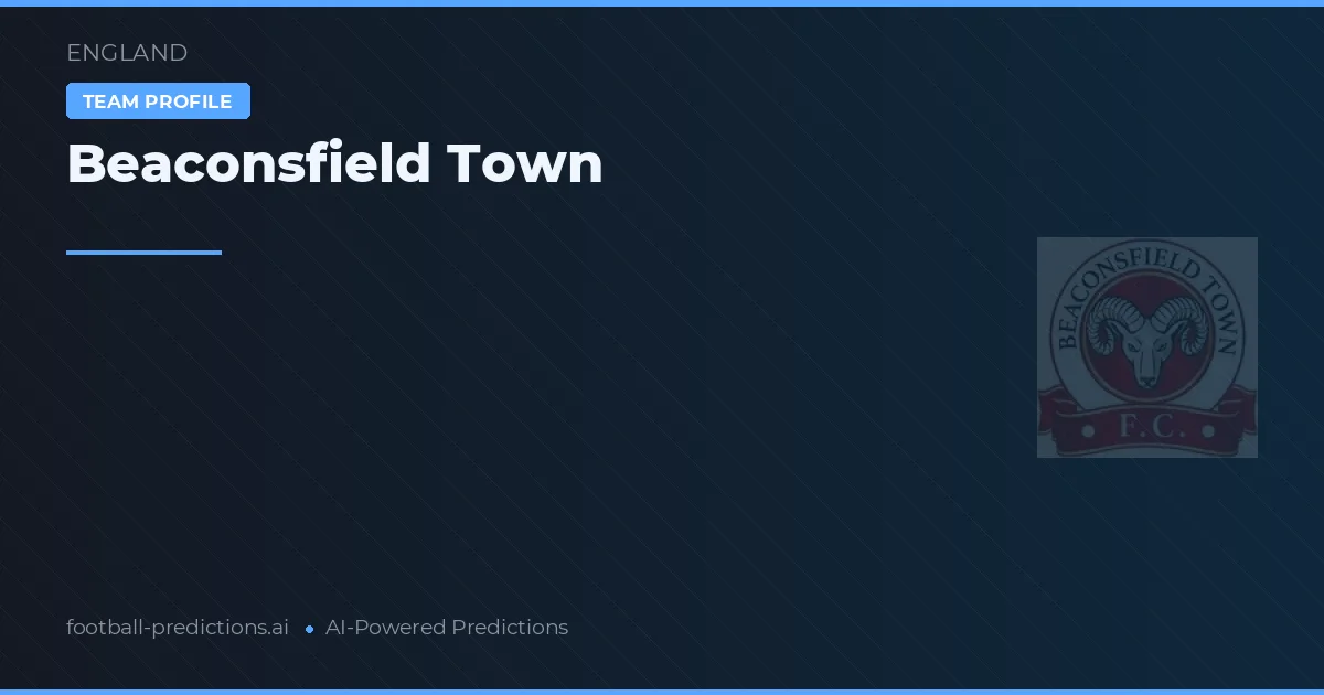 Beaconsfield Town Pronósticos y estadísticas