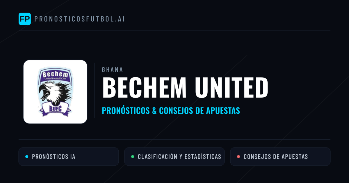 Bechem United Pronósticos y estadísticas