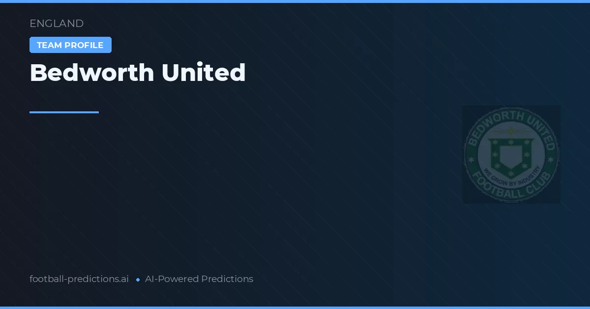 United de Bedworth Pronósticos y estadísticas