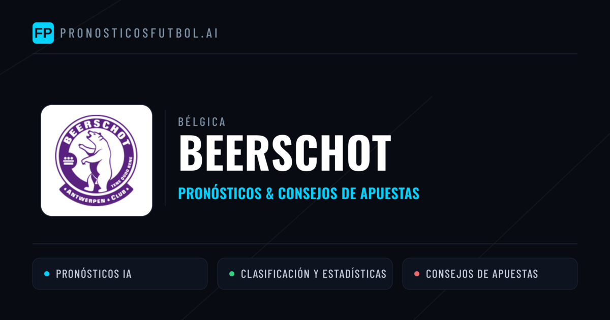 Beerschot Pronósticos y estadísticas
