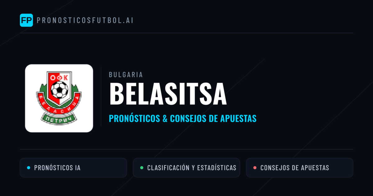 Belasitsa Pronósticos y estadísticas