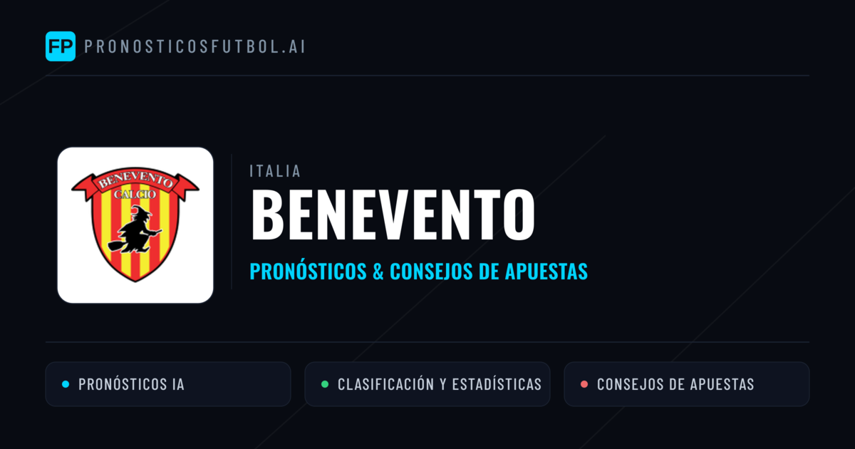 Benevento Pronósticos y estadísticas