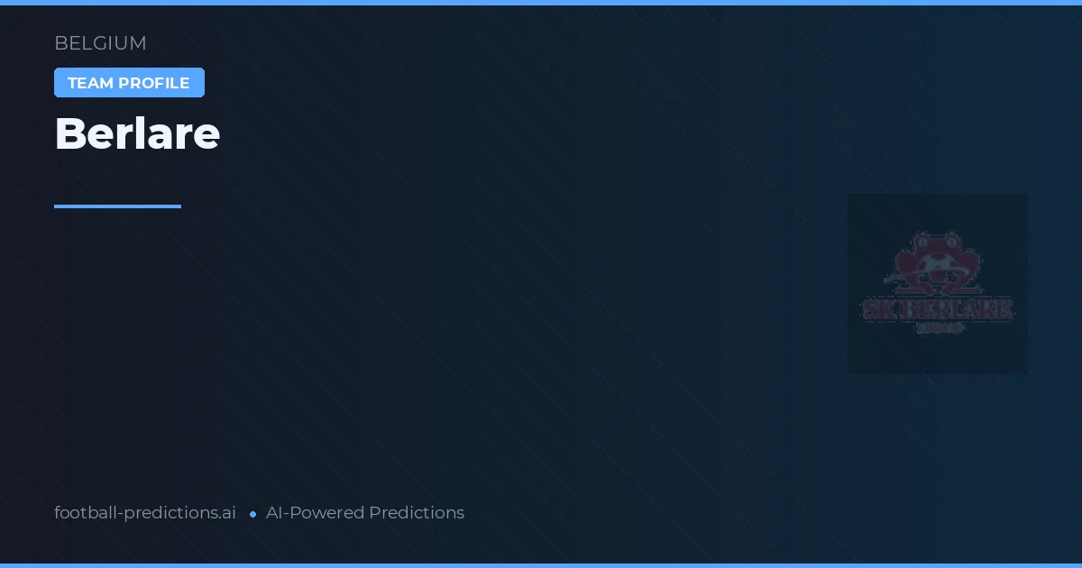Berlare Pronósticos y estadísticas