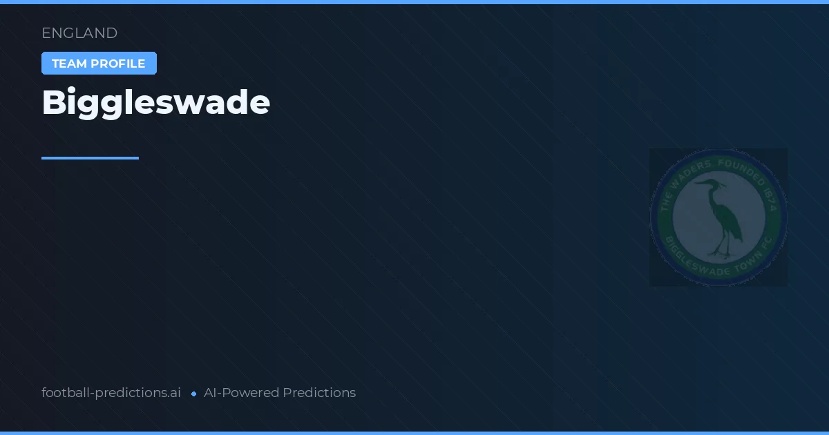 Biggleswade Pronósticos y estadísticas