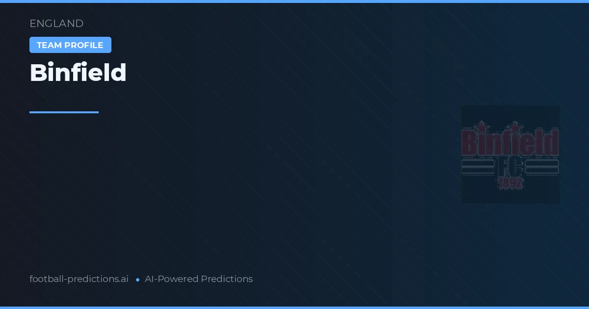 Binfield Pronósticos y estadísticas