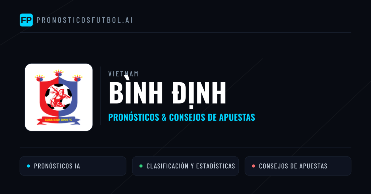 Bình Định Pronósticos y estadísticas