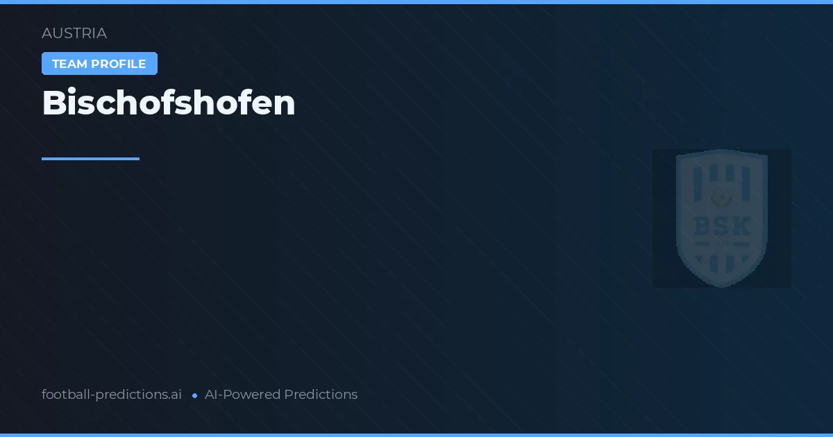 Bischofshofen Pronósticos y estadísticas