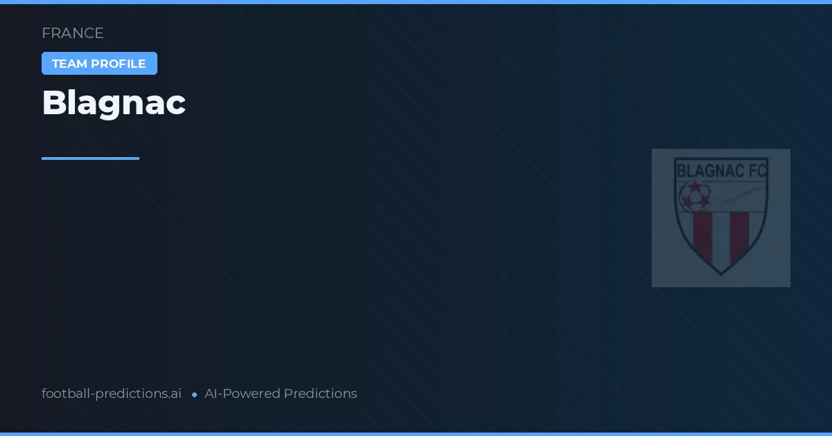 Blagnac Pronósticos y estadísticas