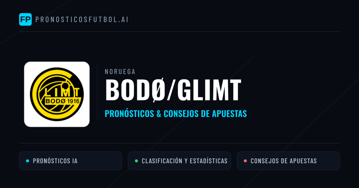 Bodø/Glimt Pronósticos y estadísticas