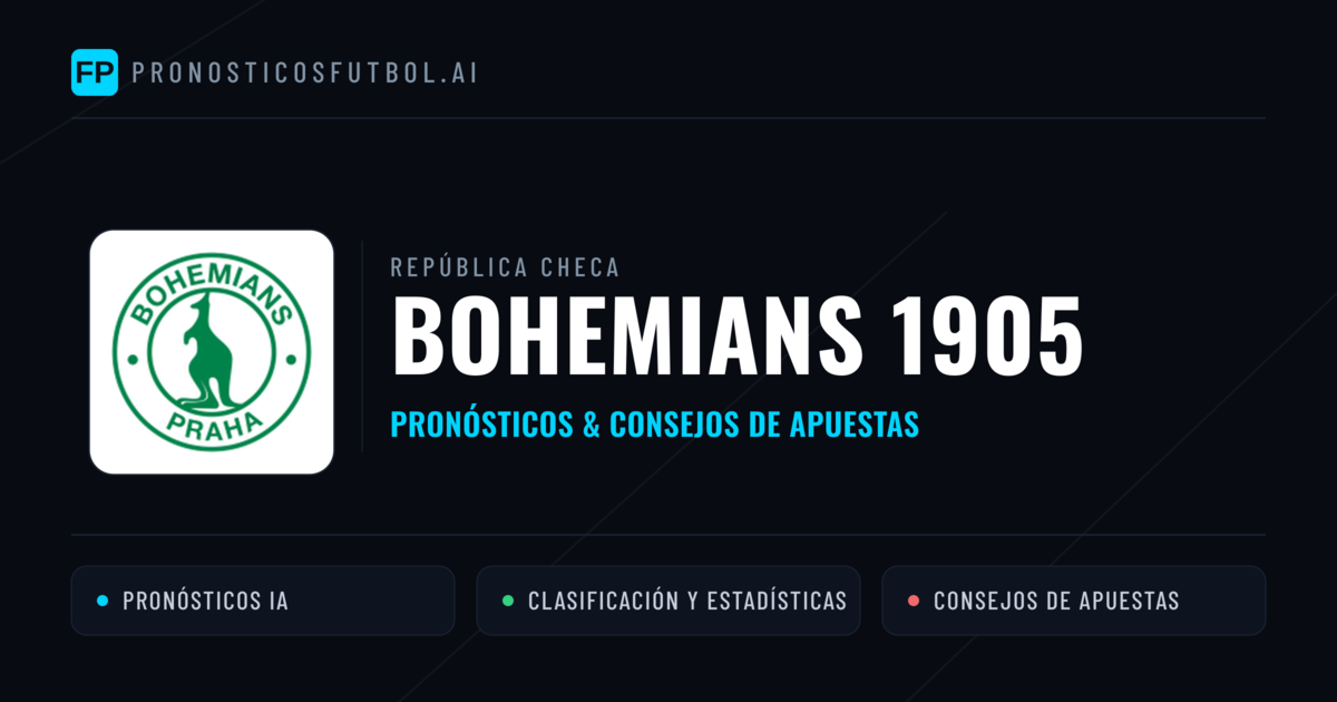 Bohemians 1905 Pronósticos y estadísticas