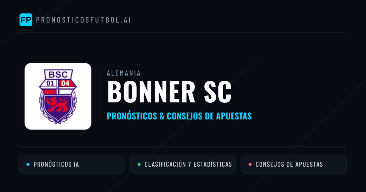 Bonner SC Pronósticos y estadísticas