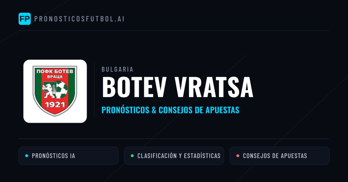 Botev Vratsa Pronósticos y estadísticas