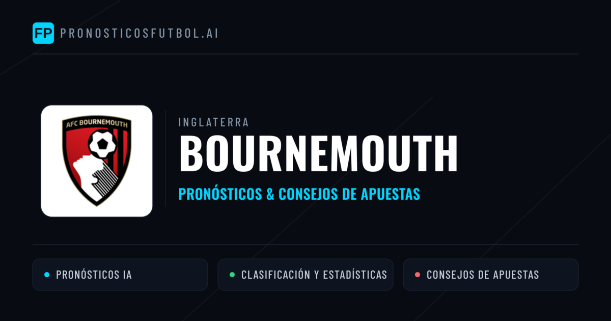 Bournemouth Pronósticos y estadísticas