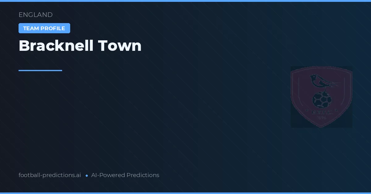 Bracknell Town Pronósticos y estadísticas