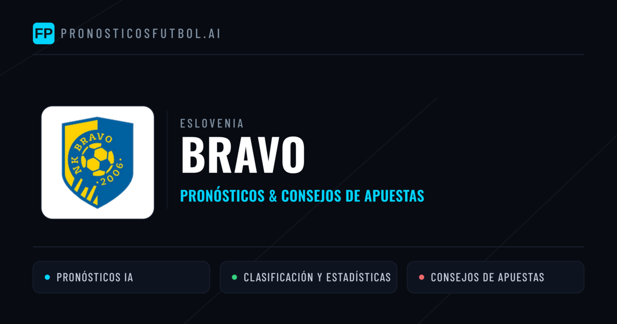Bravo Pronósticos y estadísticas