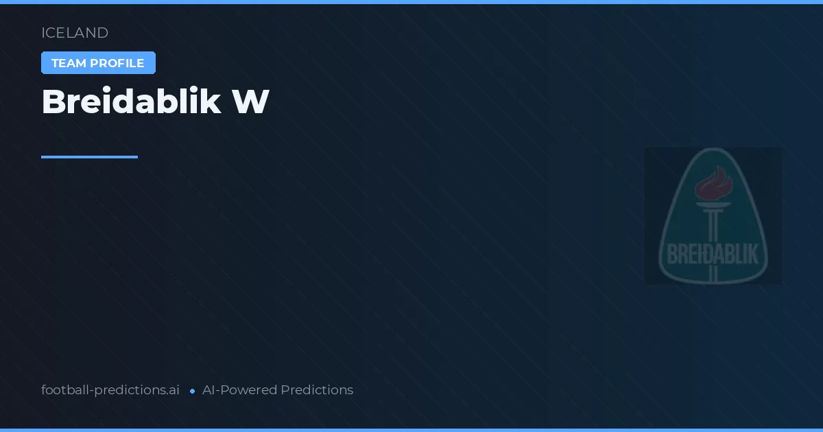 Breidablik Pronósticos y estadísticas