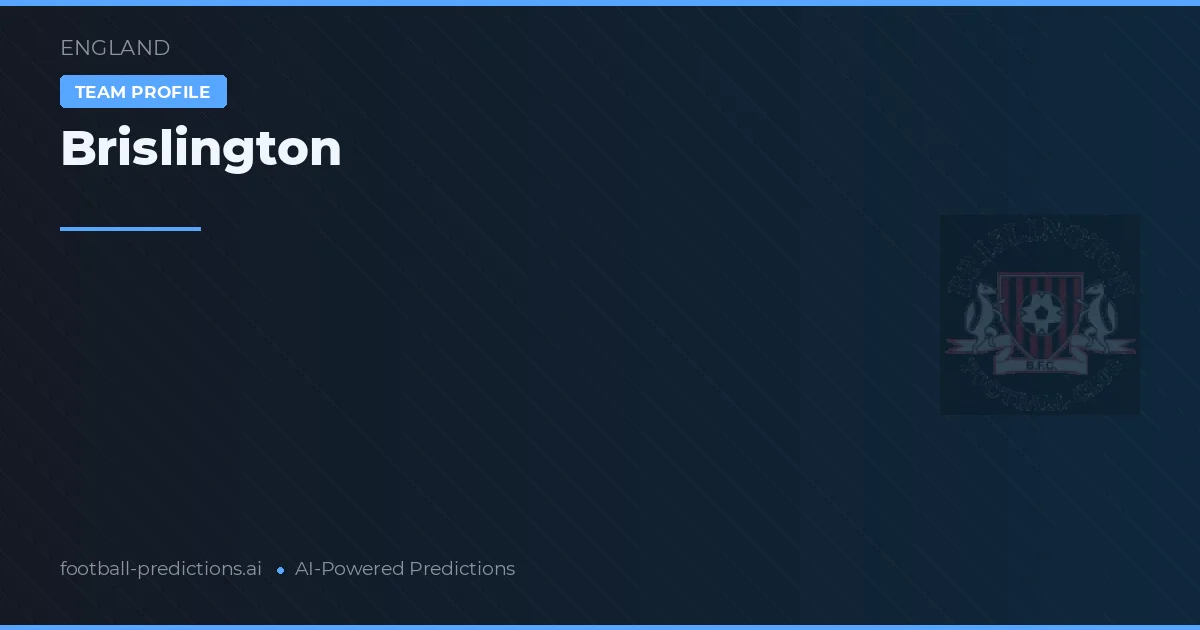 Brislington Pronósticos y estadísticas