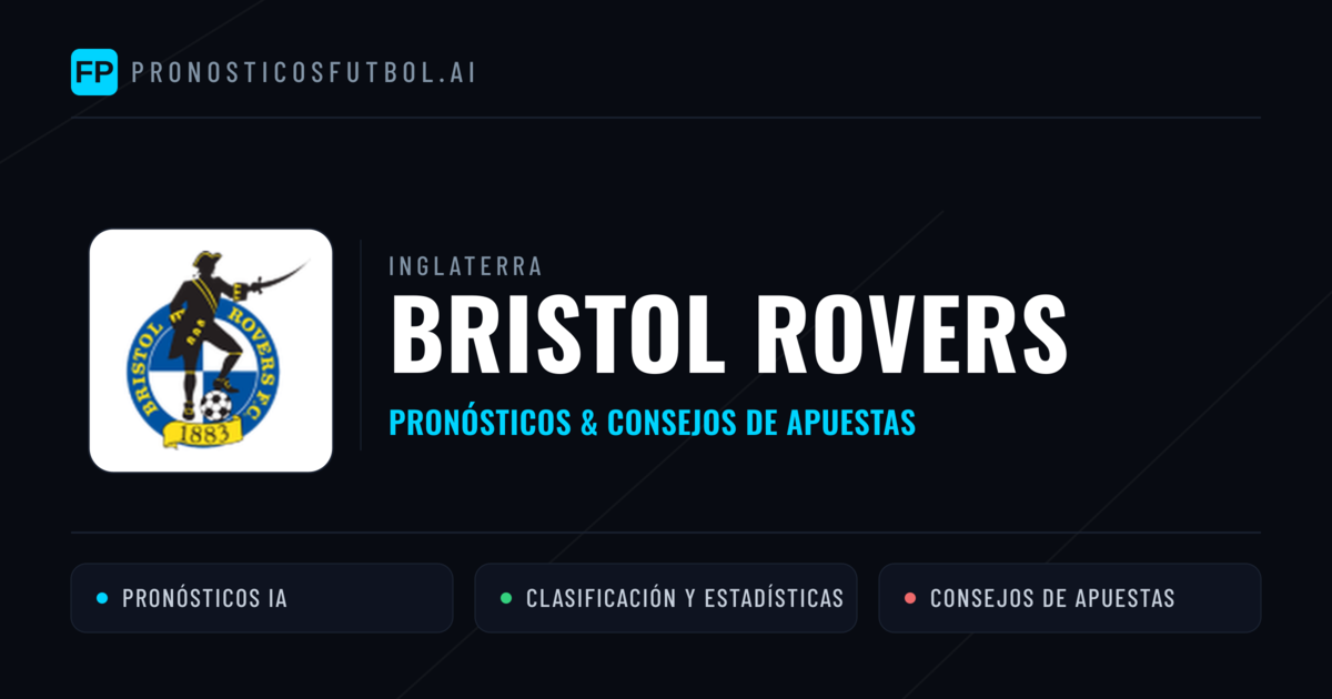 Bristol Rovers Pronósticos y estadísticas