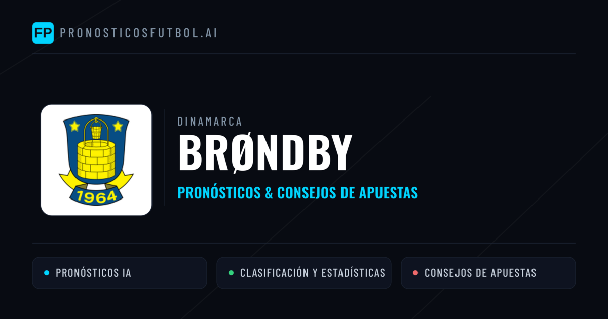 Brøndby Pronósticos y estadísticas