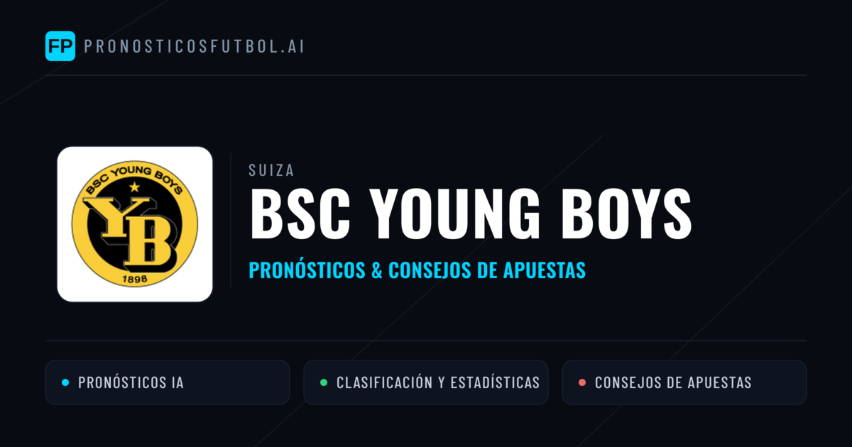 BSC Young Boys Pronósticos y estadísticas