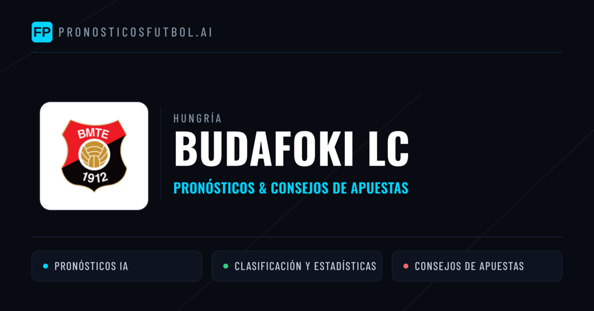 Budafoki LC Pronósticos y estadísticas