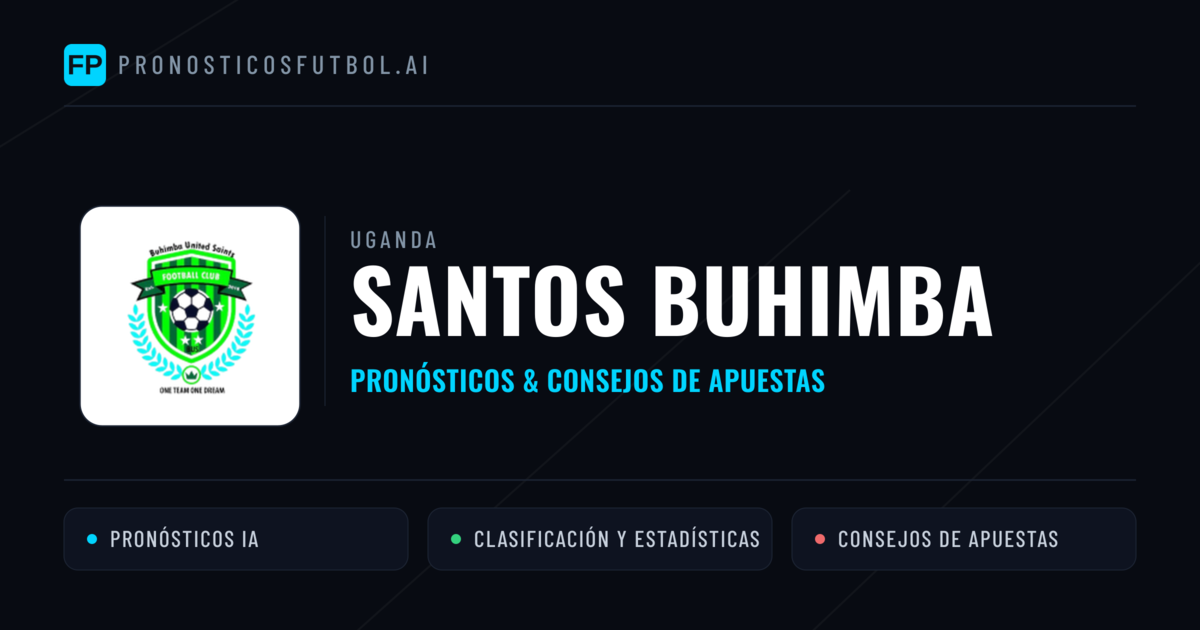 Santos Buhimba Pronósticos y estadísticas