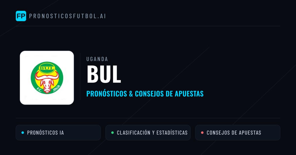 BUL Pronósticos y estadísticas