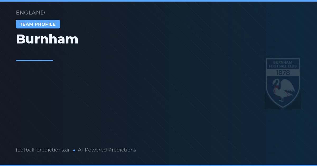 Burnham Pronósticos y estadísticas