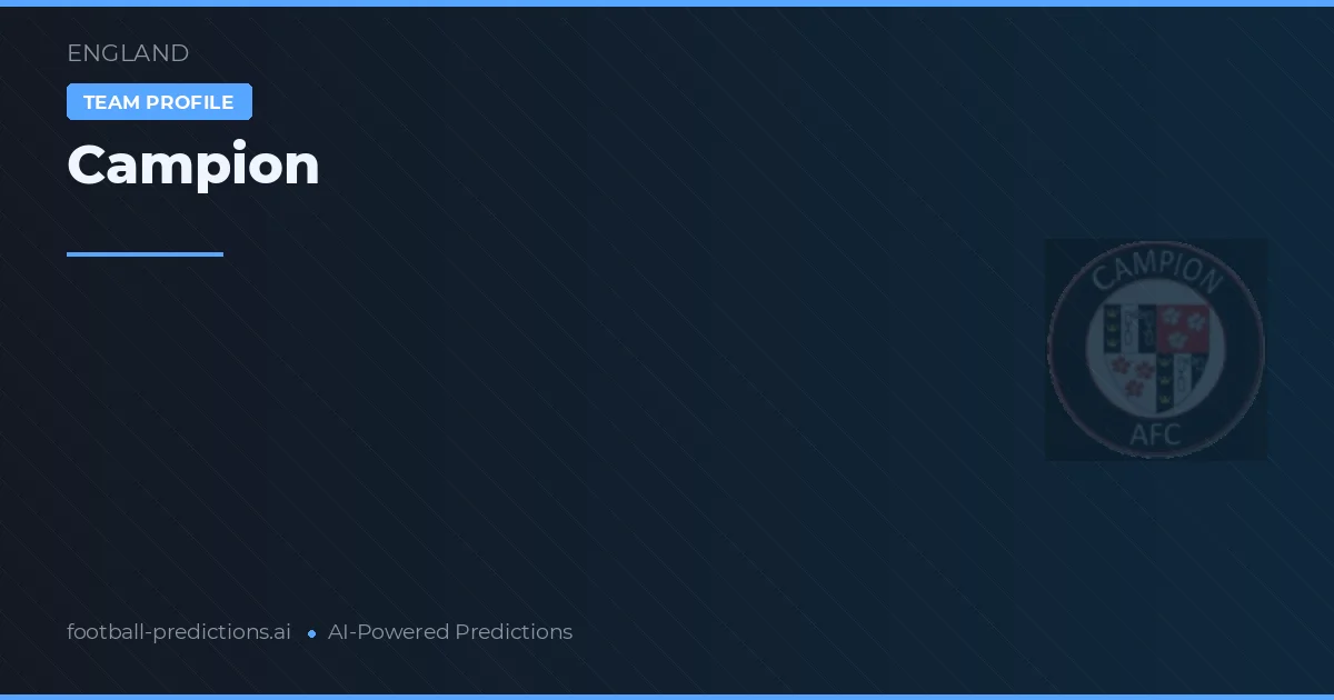 Campion Pronósticos y estadísticas