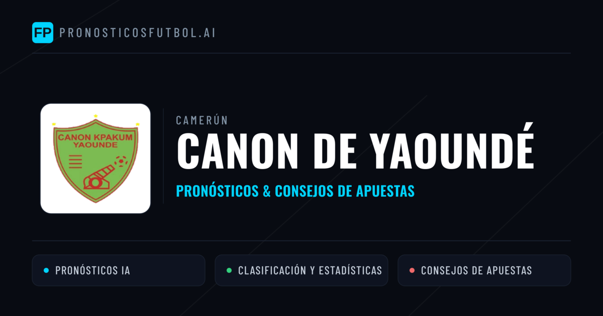 Canon de Yaoundé Pronósticos y estadísticas
