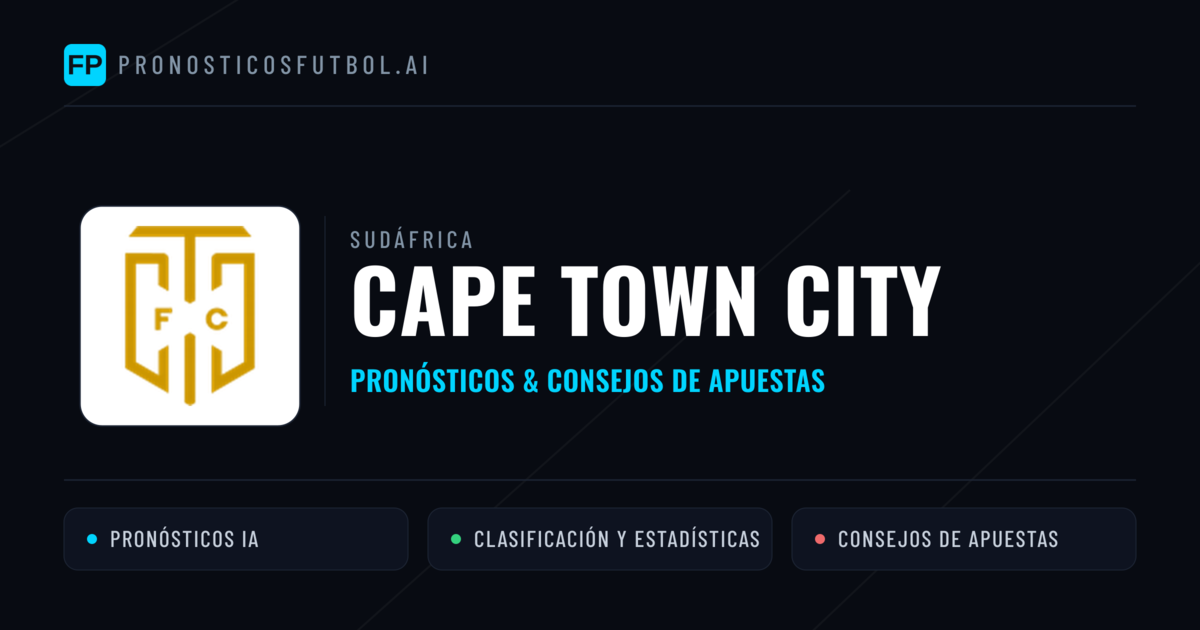 Cape Town City Pronósticos y estadísticas