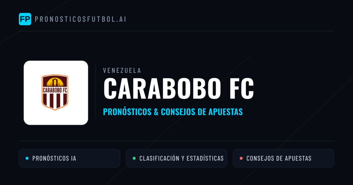 Carabobo FC Pronósticos y estadísticas