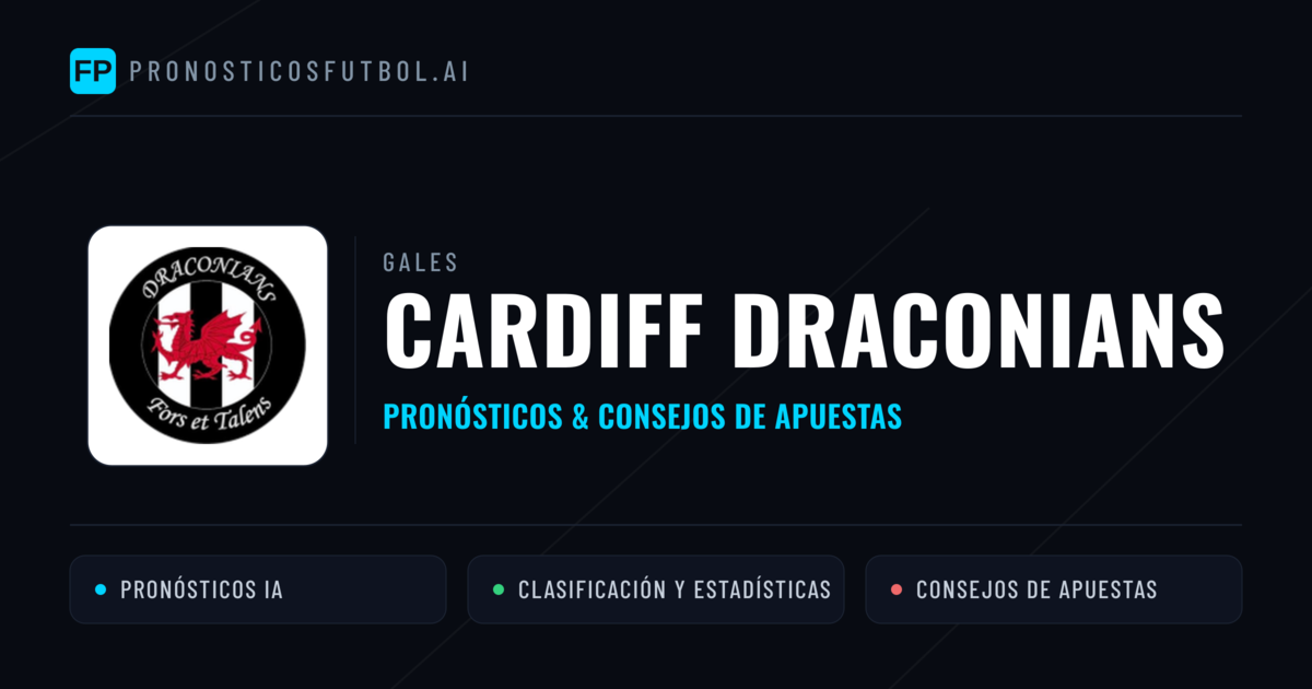 Cardiff Draconians Pronósticos y estadísticas