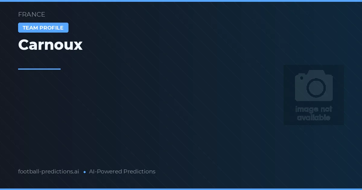 Carnoux Pronósticos y estadísticas