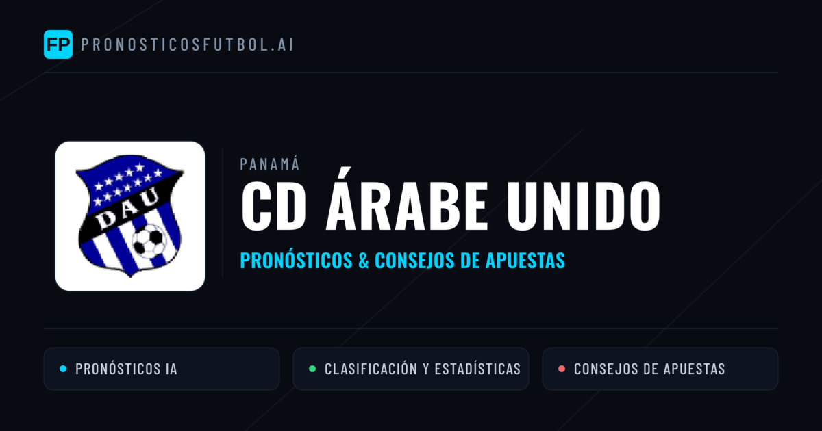 CD Árabe Unido Pronósticos y estadísticas