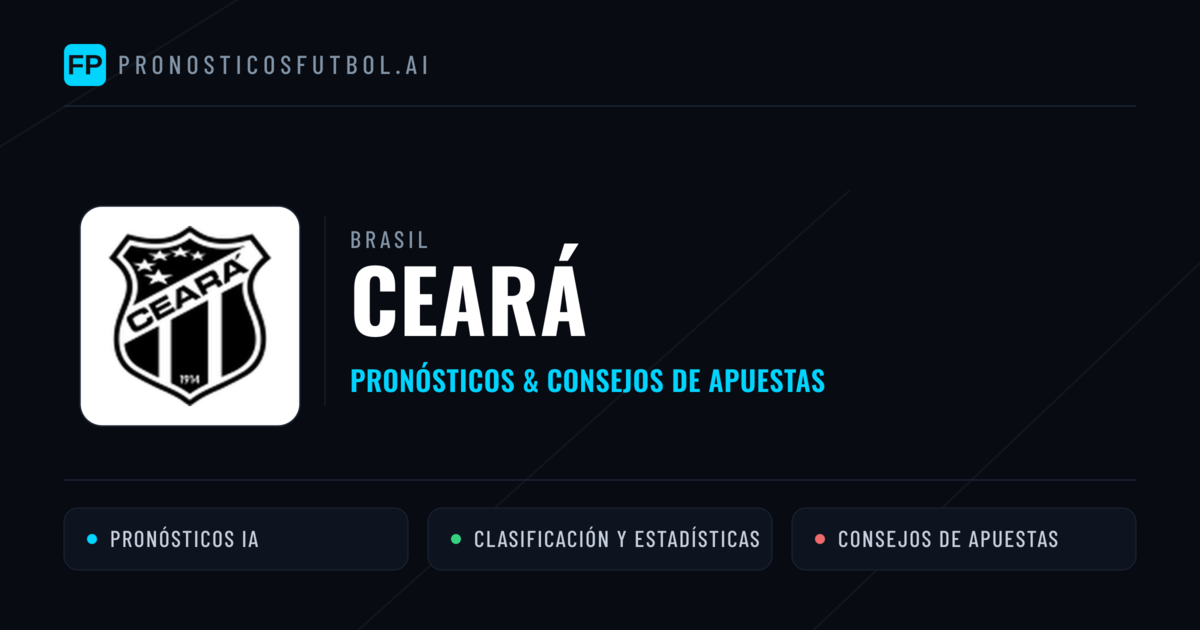 Ceará Pronósticos y estadísticas